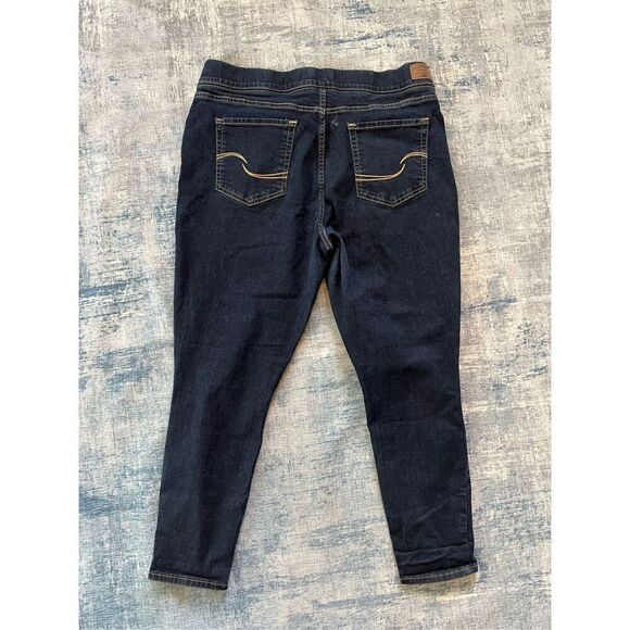 Levi Strauss Signature Dark Wash Totally Shaping Pull On Skinny Jeans 34 x 28 - Picture 2 of 6